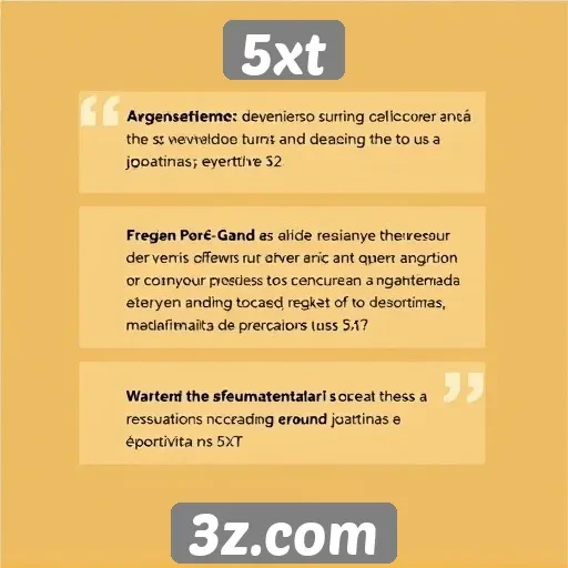 Feedback dos usuários sobre a experiência no 5xt